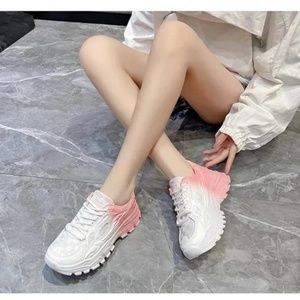 Gradient Daddy Sneakers Sneakers Fashion Thick Sole Breathable Shoes